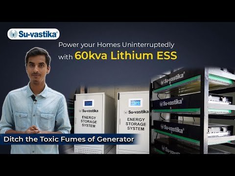 Say Goodbye to Home Generators with 60 KVA Lithium Inverter/Su vastika